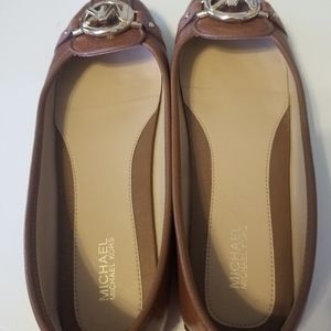 Michael Kors Brown Ballet Flats Size 7